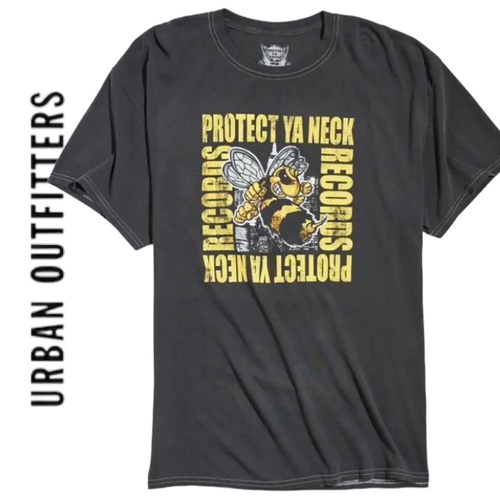NEW Urban Outfitters UO Protect Ya Neck Records Shirt T-Shirt Tee L